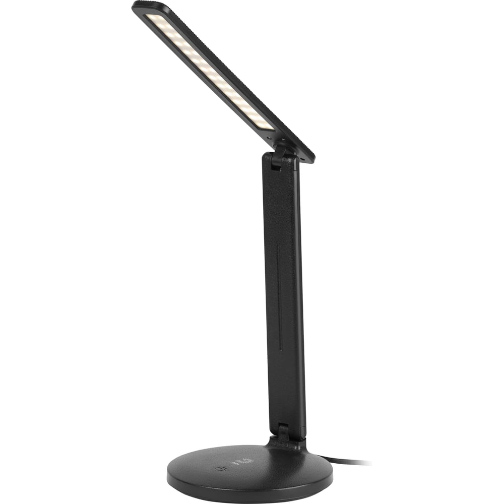 Изображение товара Настольный светильник ЭРА LED 10W сенсорный регулируемый черный дизайн
