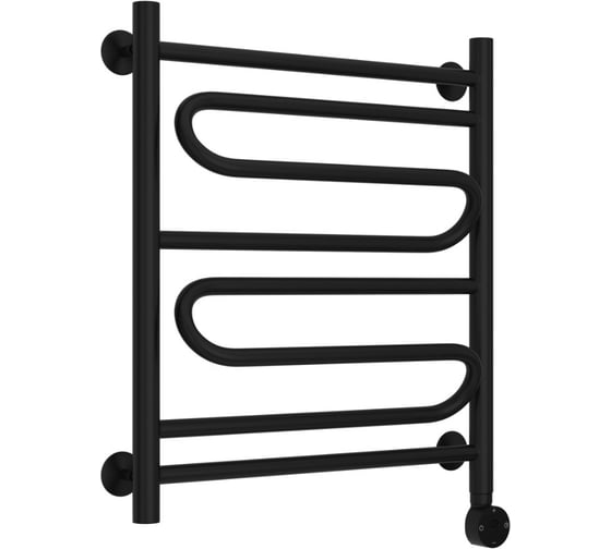 Изображение товара Полотенцесушитель Стилье ЭПС Формат 22 ТП 600х500 (1+2+1) ПZП 21 Матовый чёрный 31522-6050