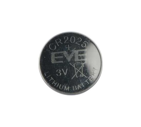 Изображение товара Литиевая диоксид-марганцевая батарейка EVE CR2025 (таблетка) напряжением 3.0 В типоразмера 2025, 20 шт 6777610