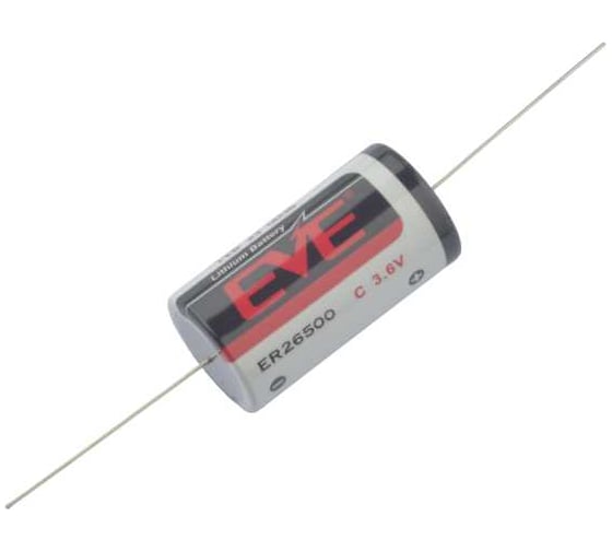 Изображение товара Литиевая батарейка EVE Energy ER26500/P тип C для автомобилей, счетчиков и датчиков, с аксиальными выводами, Li-SOCl2 2299539