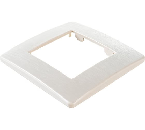 Изображение товара Рамка для розеток и выключателей ЭРА Серия 12 12510102 на 1 пост, Сатин, слоновая кость Б0052500