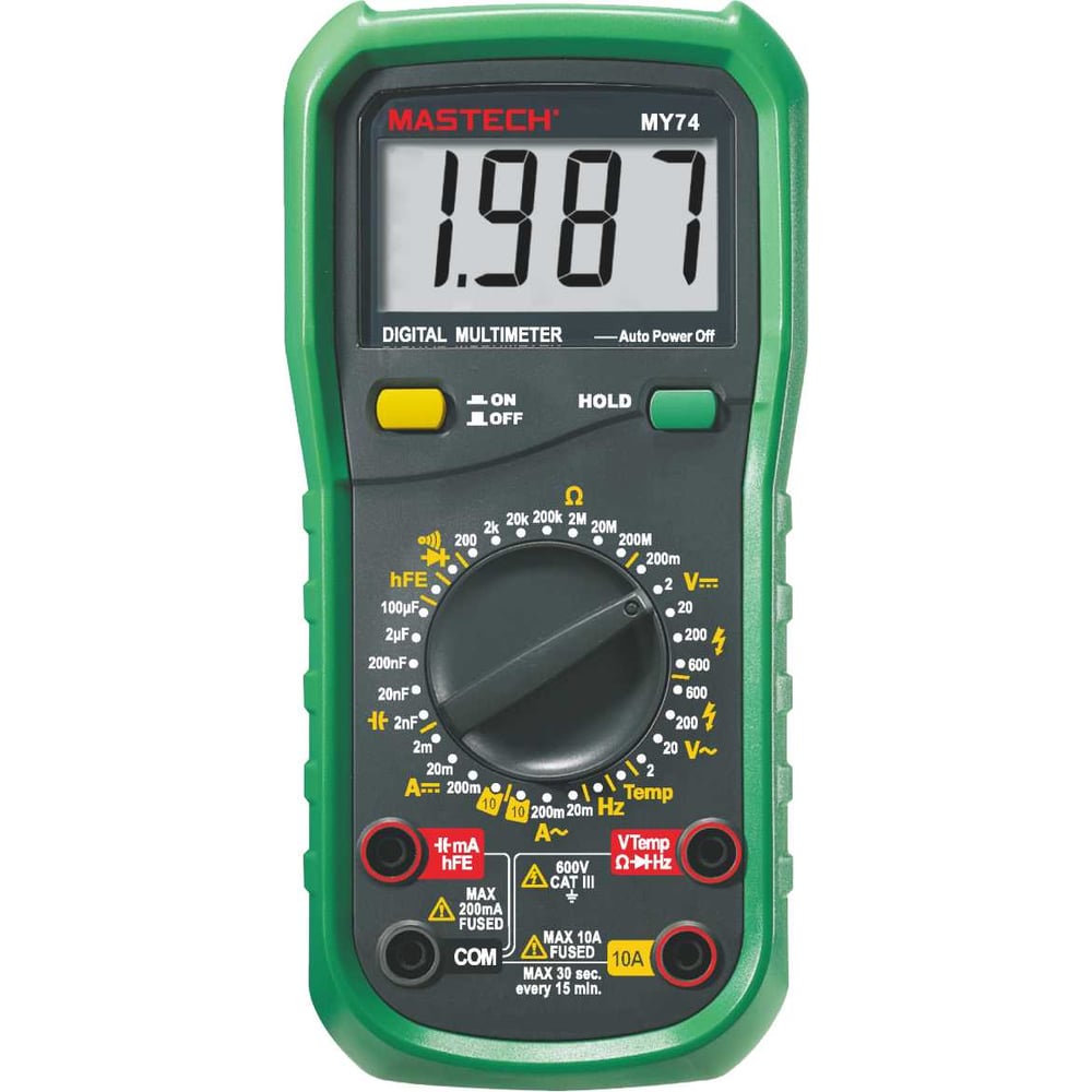 Изображение товара Цифровой мультиметр Mastech MY74 M216