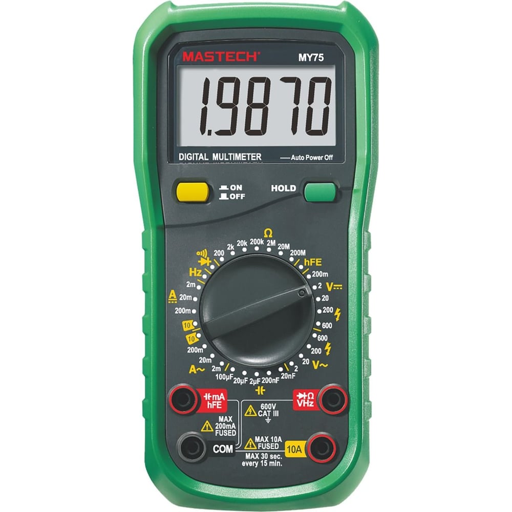 Изображение товара Цифровой мультиметр Mastech MY75 M217