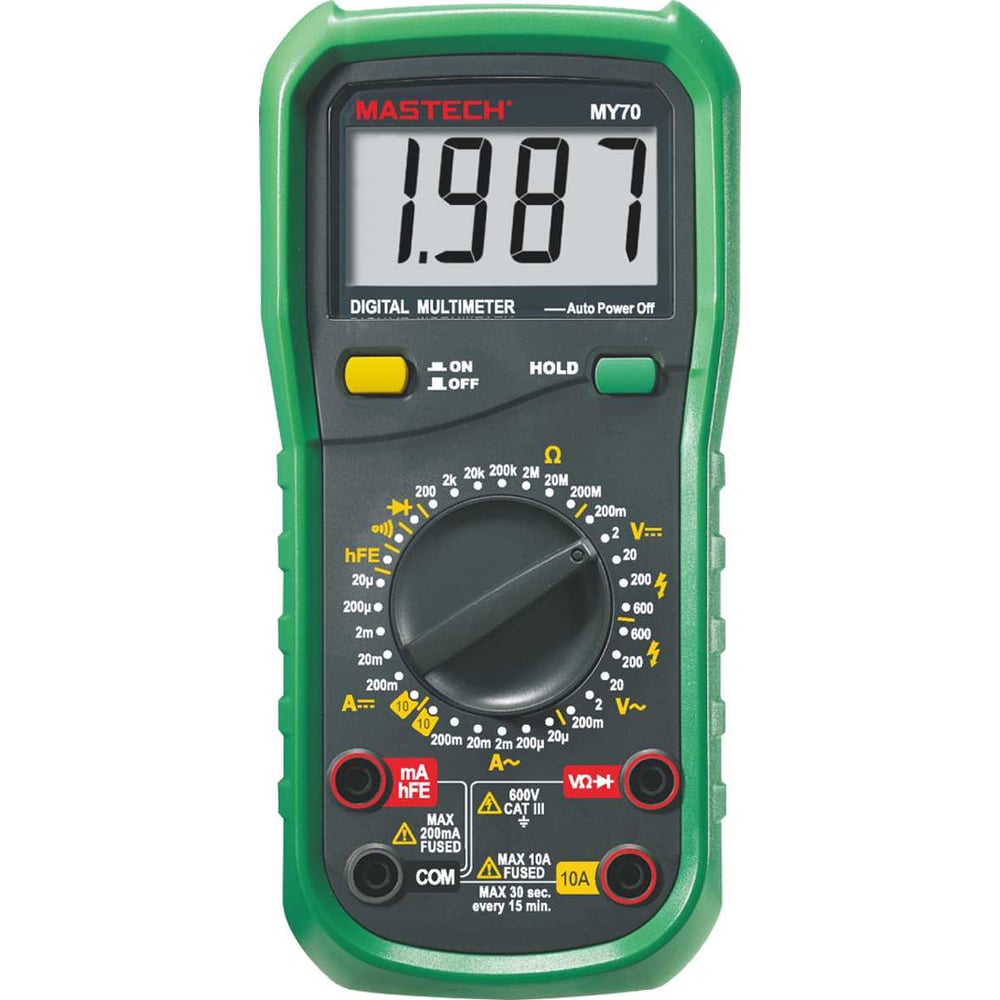 Изображение товара Цифровой мультиметр Mastech MY70 M215 для точных измерений токов и напряжений