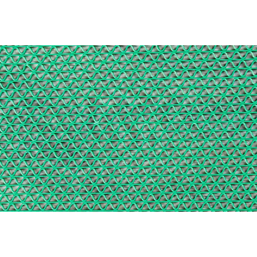 Изображение товара Напольное покрытие в рулоне ЗигЗаг зеленое 0.9м 4,5 мм для гаража и помещений