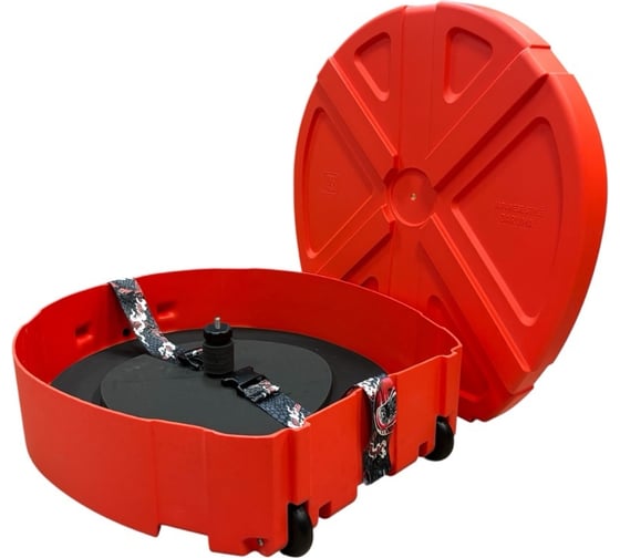 Изображение товара Кейс для барабанных тарелок DGCASE до 22 красный, ударопрочный, IP54, 590х600х130 DARUMA22-01А-RED