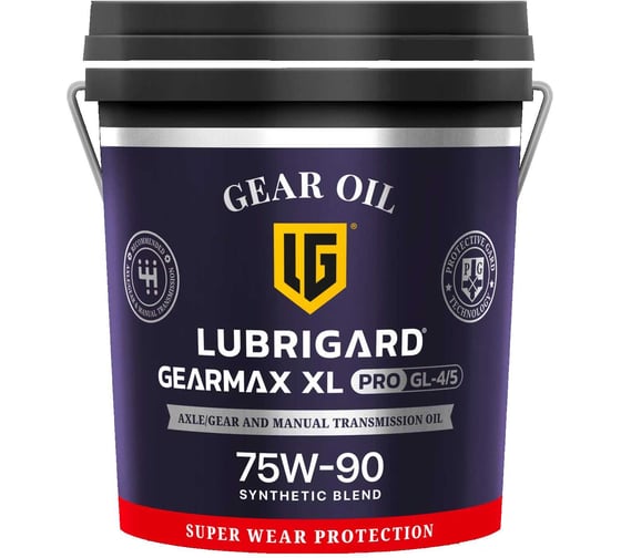 Изображение товара Трансмиссионное масло для МКПП LUBRIGARD GEARMAX XL PRO GL-4/5 75W-90 19 л LGPGRMXL457590CPL19