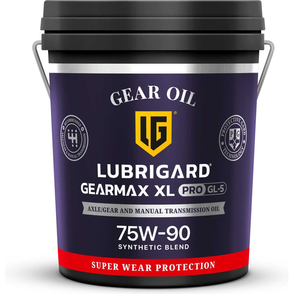 Изображение товара Трансмиссионное масло для МКПП LUBRIGARD GEARMAX XL PRO GL-5 75W-90 19 л LGPGRMXL57590CPL19