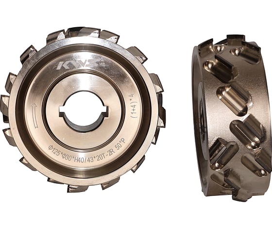 Изображение товара Фреза фуговальная KWS PCD 125х30хH40/43х20T 2R 50P (1+4)х4 DCK0AB921