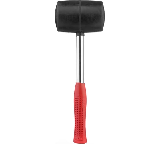 Изображение товара Резиновая киянка INTERTOOL 900г. 80 мм, черная резина, металлическая ручка HT-0233