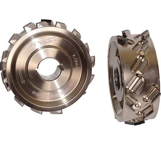 Изображение товара Фреза фуговальная KWS PCD 125х30хH40/43х20T 2L 50P (1+4)х4 DCK0AB920