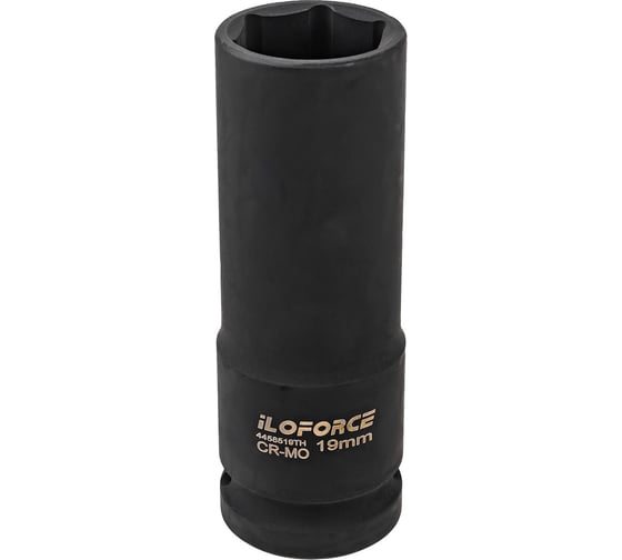 Изображение товара Головка ударная глубокая тонкостенная 6-гранная ILOforce 19мм, 1/2DR IF-4458519TH(63335)