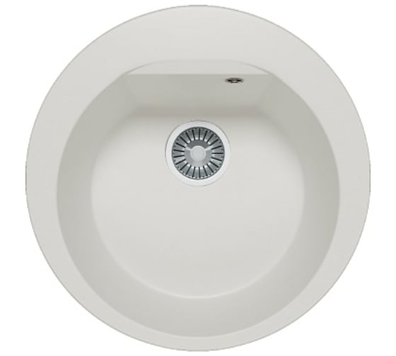 Изображение товара Кухонная мойка Polygran ATOL-520 (№36 Белый Хлопок) 627451