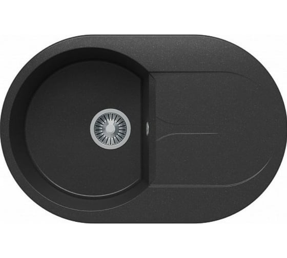 Изображение товара Кухонная мойка Polygran ATOL-760 (№16 Черный) 679016