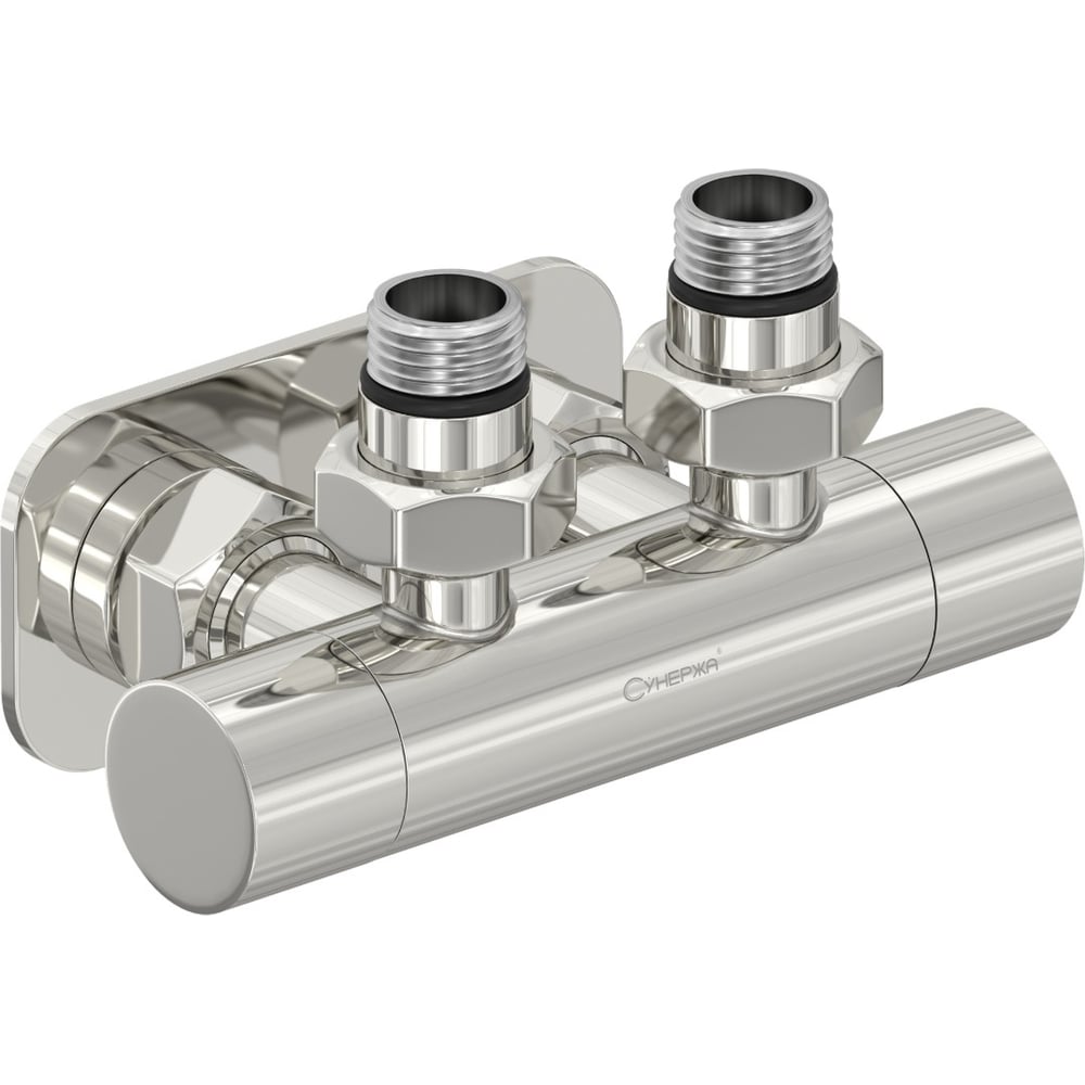 Изображение товара Угловой скрытый вентиль 1/2 EU50 из нержавеющей стали Сунержа