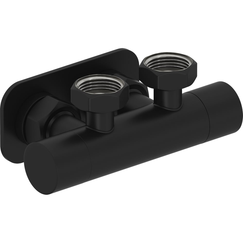 Изображение товара Вентиль угловой Sunerja EU50 матовый черный 3/4F-1/2F Изображение товара Вентиль угловой Sunerja EU50 матовый черный 3/4F-1/2F