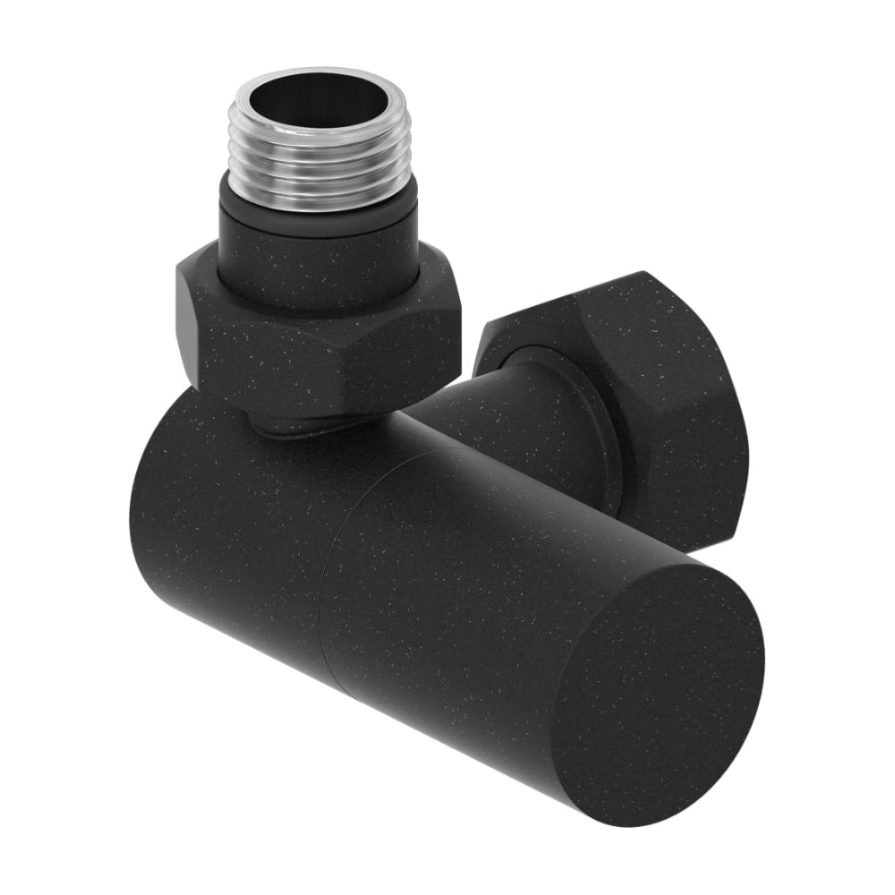 Изображение товара Вентиль 3D левый цилиндрический Сунержа G 1/2 HP х G 3/4 HG темный титан муар