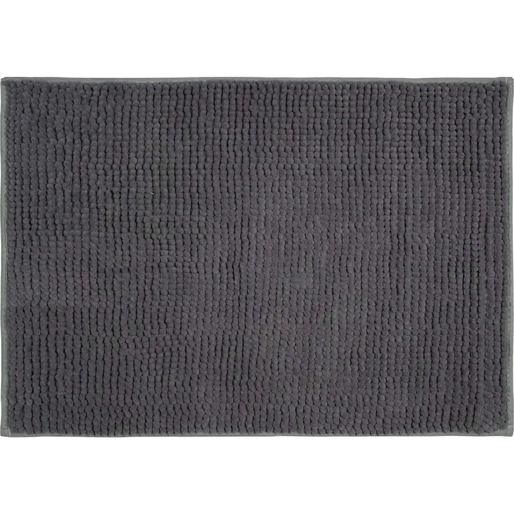 Изображение товара Коврик для ванной VIDAGE Аден 50х70 см серый противоскользящий шенилл