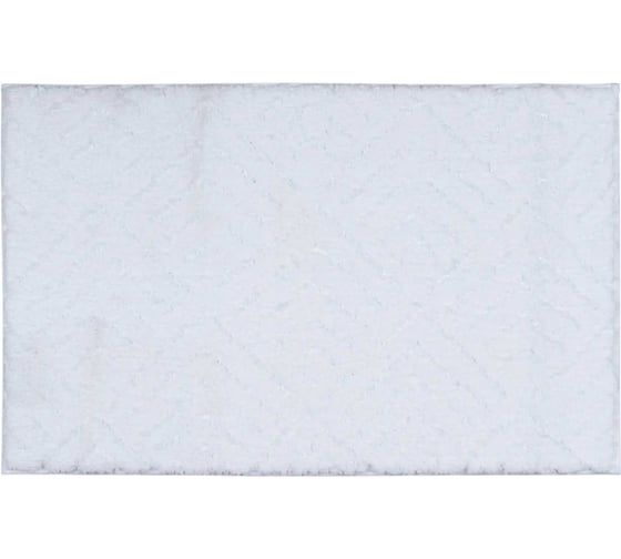 Изображение товара Коврик для ванной VIDAGE Калгари 50х80, цвет белый, микрофибра 1359042