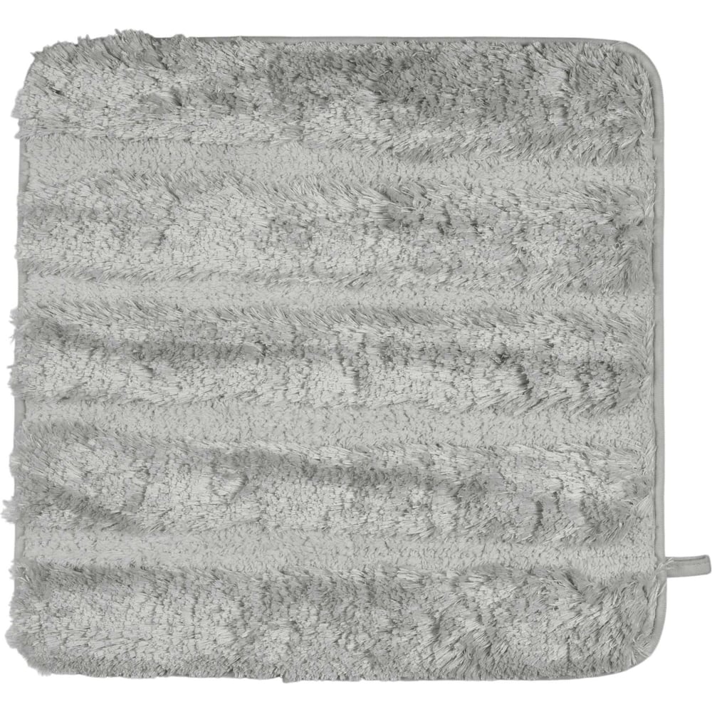 Изображение товара Коврик для ванной VIDAGE Риони 50х50 см, цвет серый, микрофибра 1359033