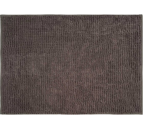 Изображение товара Коврик для ванной VIDAGE Аден 50х70 см, коричневый, шенилл 1359024