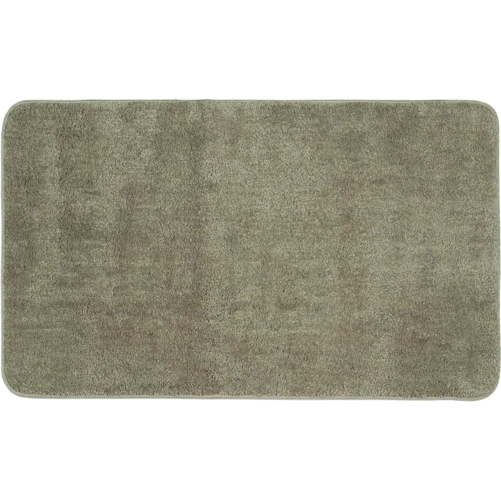 Изображение товара Коврик для ванной VIDAGE Рица 45х75 см, зеленый, противоскользящий, полиэстер