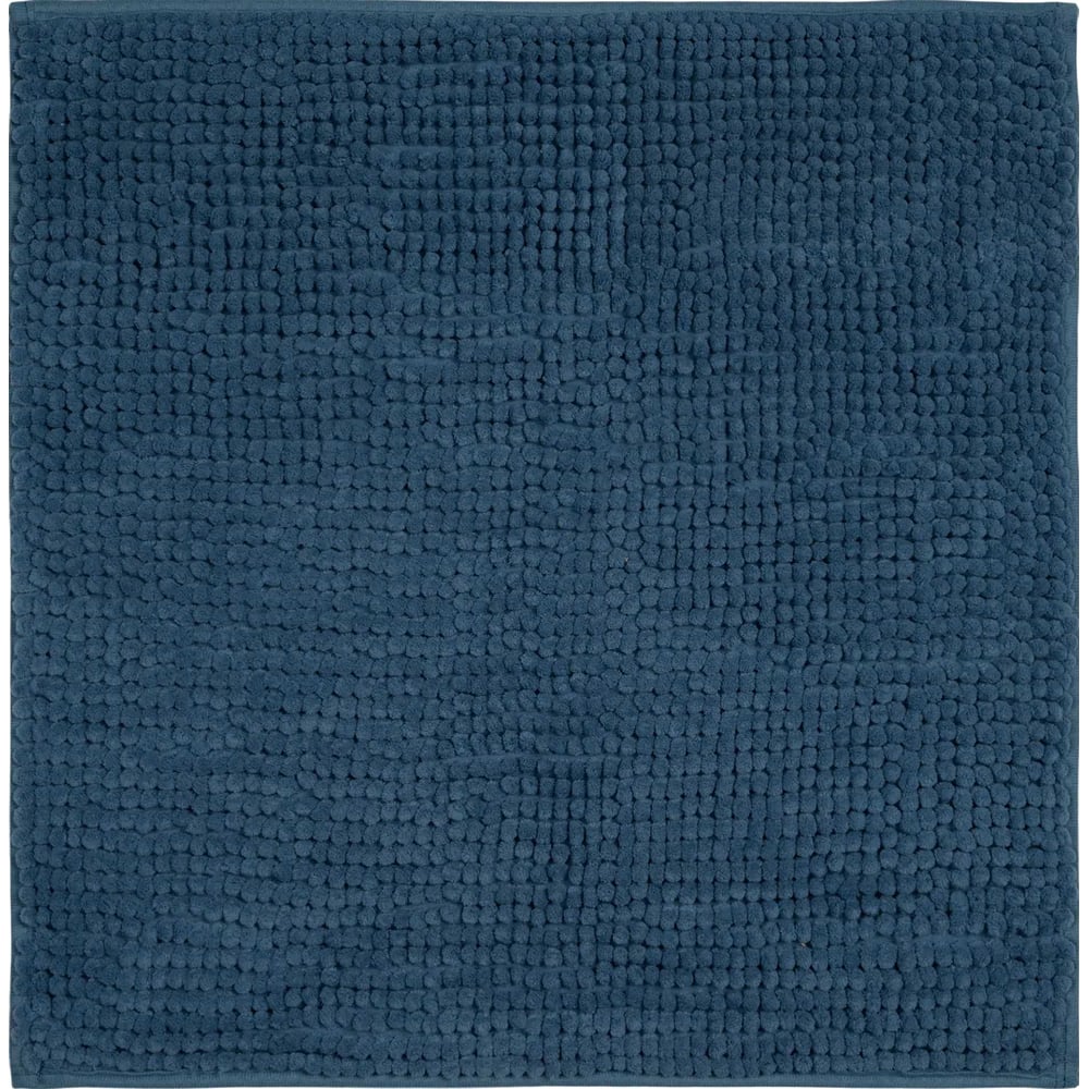 Изображение товара Коврик для ванной VIDAGE Аден 50х50 см, синий, шенилл 1359023