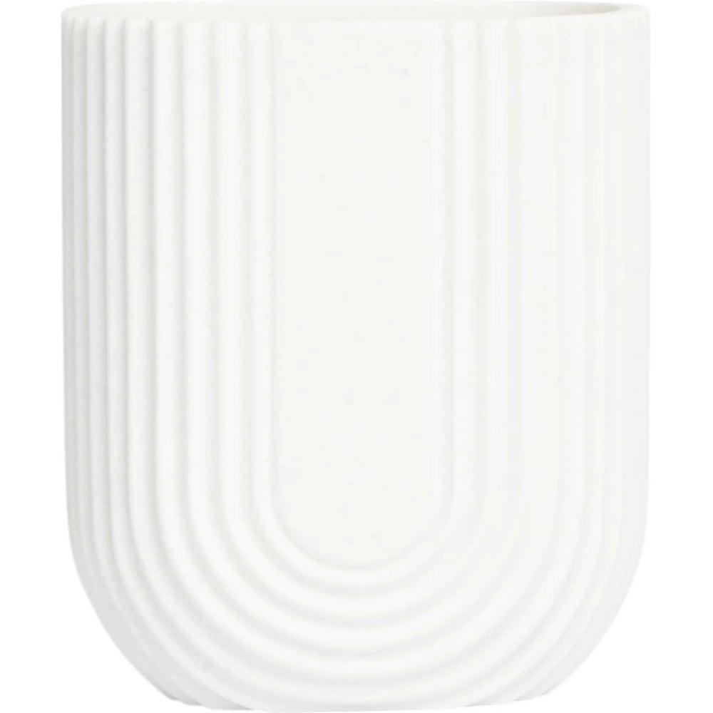 Изображение товара Стакан VIDAGE Бари настенный из полирезина белый компактный стильный