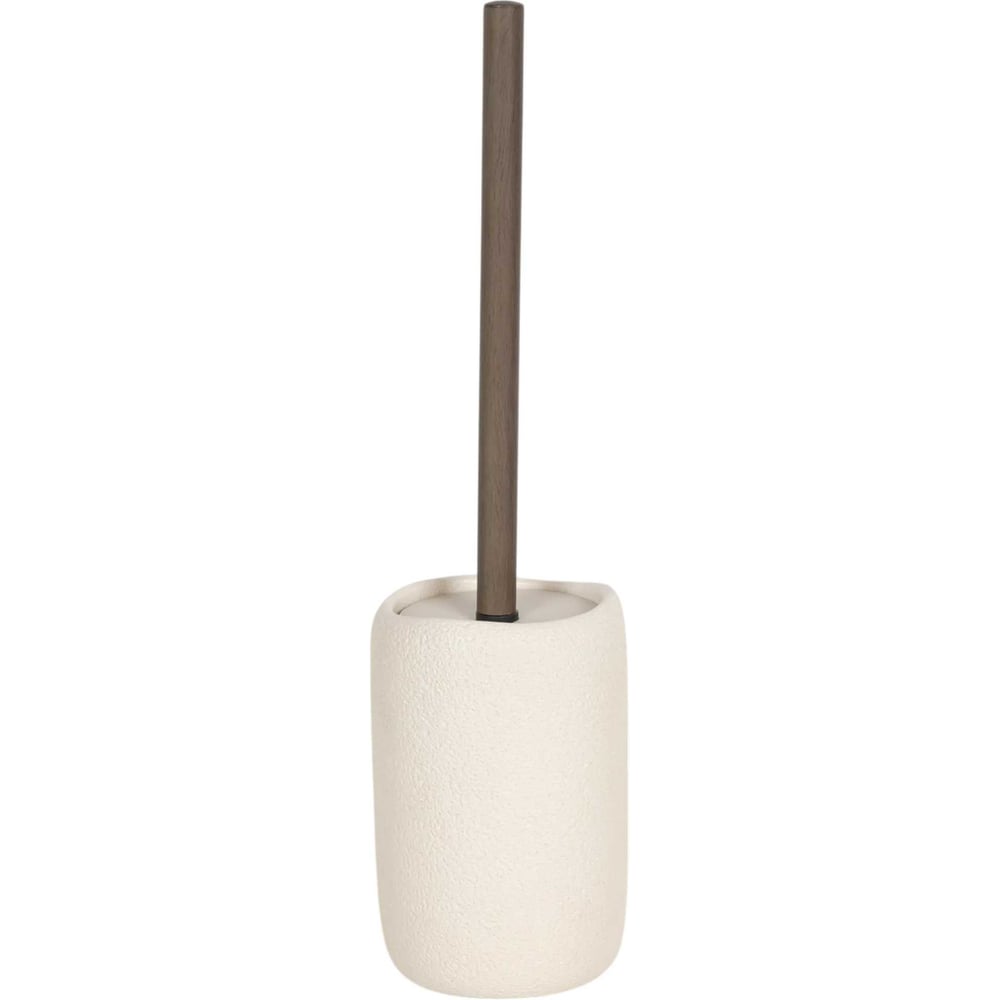 Изображение товара Ерш напольный VIDAGE Зея из полирезины с крышкой бежевый 1406004