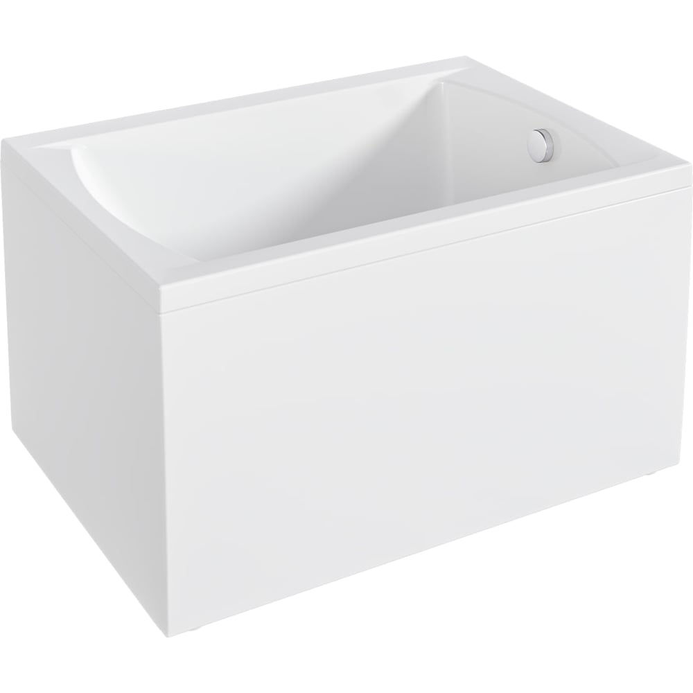 Изображение товара Панель 1Marka FLAT 100 02фл10 из акрила белая прямоугольная серия Flat