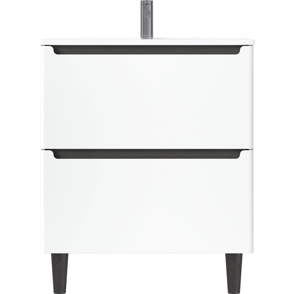 Изображение товара Тумба под раковину 1Marka Coda 85Н 846х887х471 мм, перламутр белый Ц0000042343