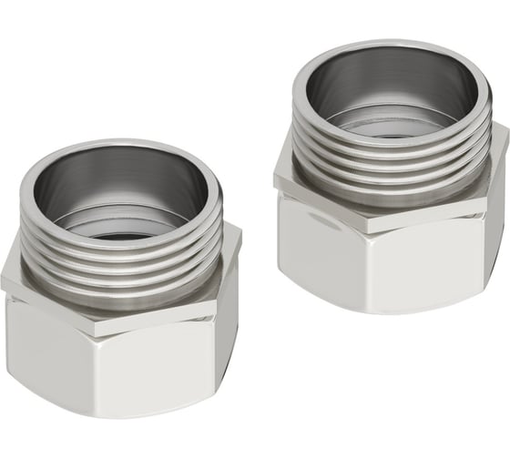 Изображение товара Комплект соединительный прямой Сунержа G1 НГ х G 1 HP / 2 шт Без покрытия 02103-1010