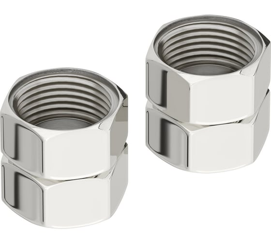 Изображение товара Комплект соединительный прямой Сунержа G 1 НГ х G 1 НГ / 2 шт Без покрытия 02102-1010