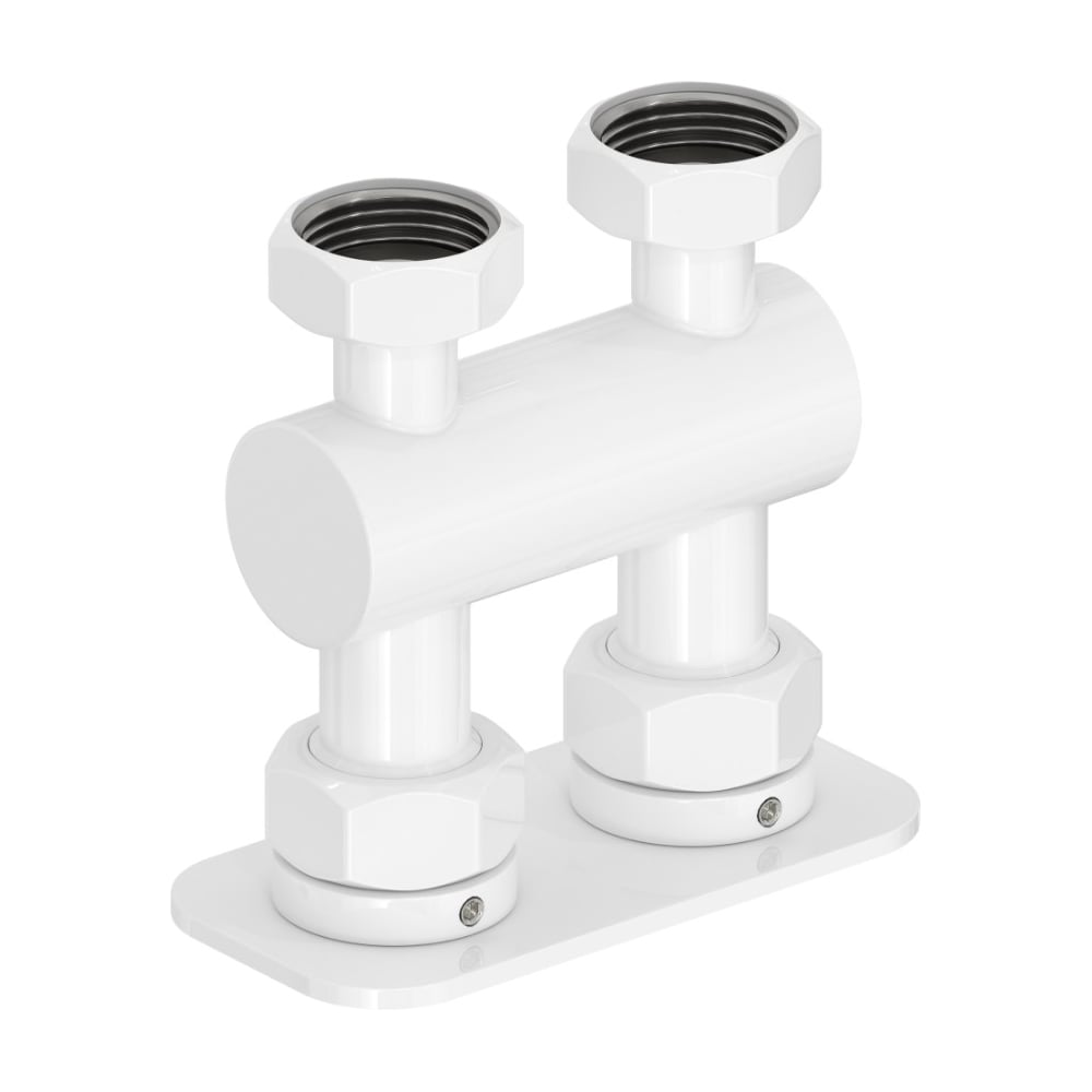 Изображение товара Модуль 2х3/4 прямой EU50 Сунержа Белый для систем водоснабжения и автоматизации