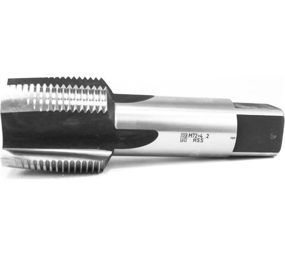 Изображение товара Метчик М72x4 HSS машинно-ручной сквозной L=200 мм исп1 Русский Инструмент ri.113.1773