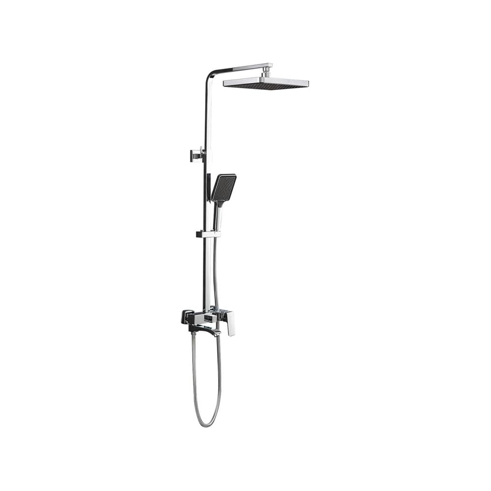 Изображение товара Душевая система FRAP F2476 с поворотным изливом и верхним душем хром