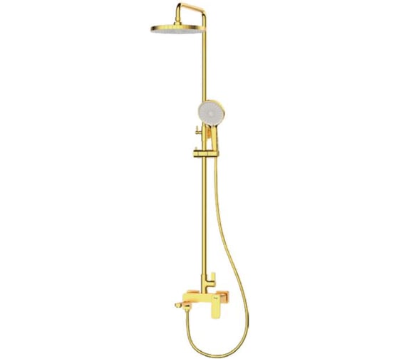 Изображение товара Душевая система FRAP с поворотным изливом, лейкой и верхним душем F2489-3