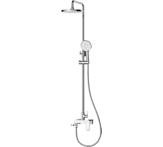 Изображение товара Душевая система FRAP с поворотным изливом, лейкой и верхним душем F2489