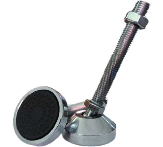 Изображение товара Опора UnitMC регулируемая шарнирная 50хМ12х100 (основание сталь, винт сталь) 400203 50хМ12х100