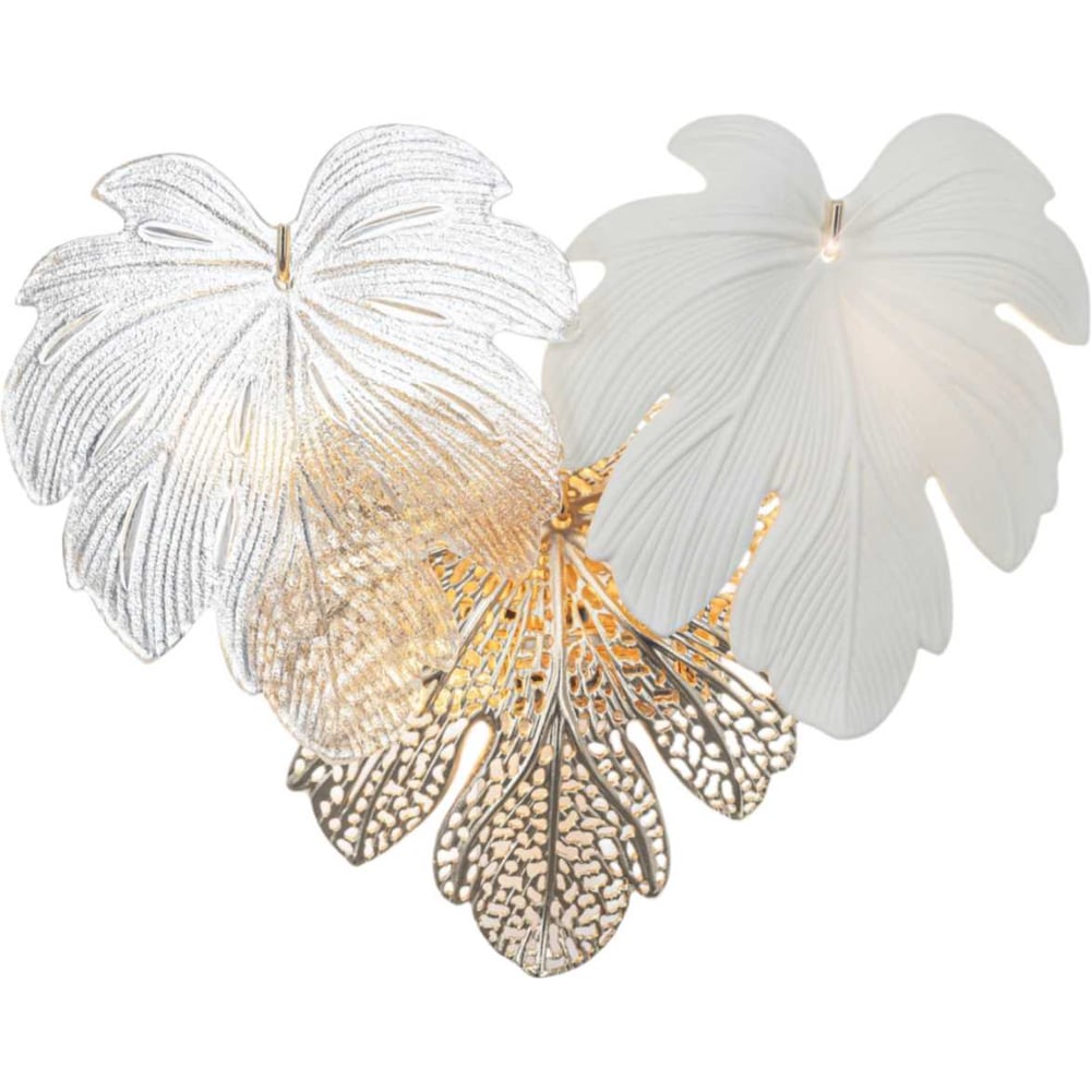 Изображение товара Бра Citilux DRYAD CL305330 с 3 плафонами стиль модерн белое золото