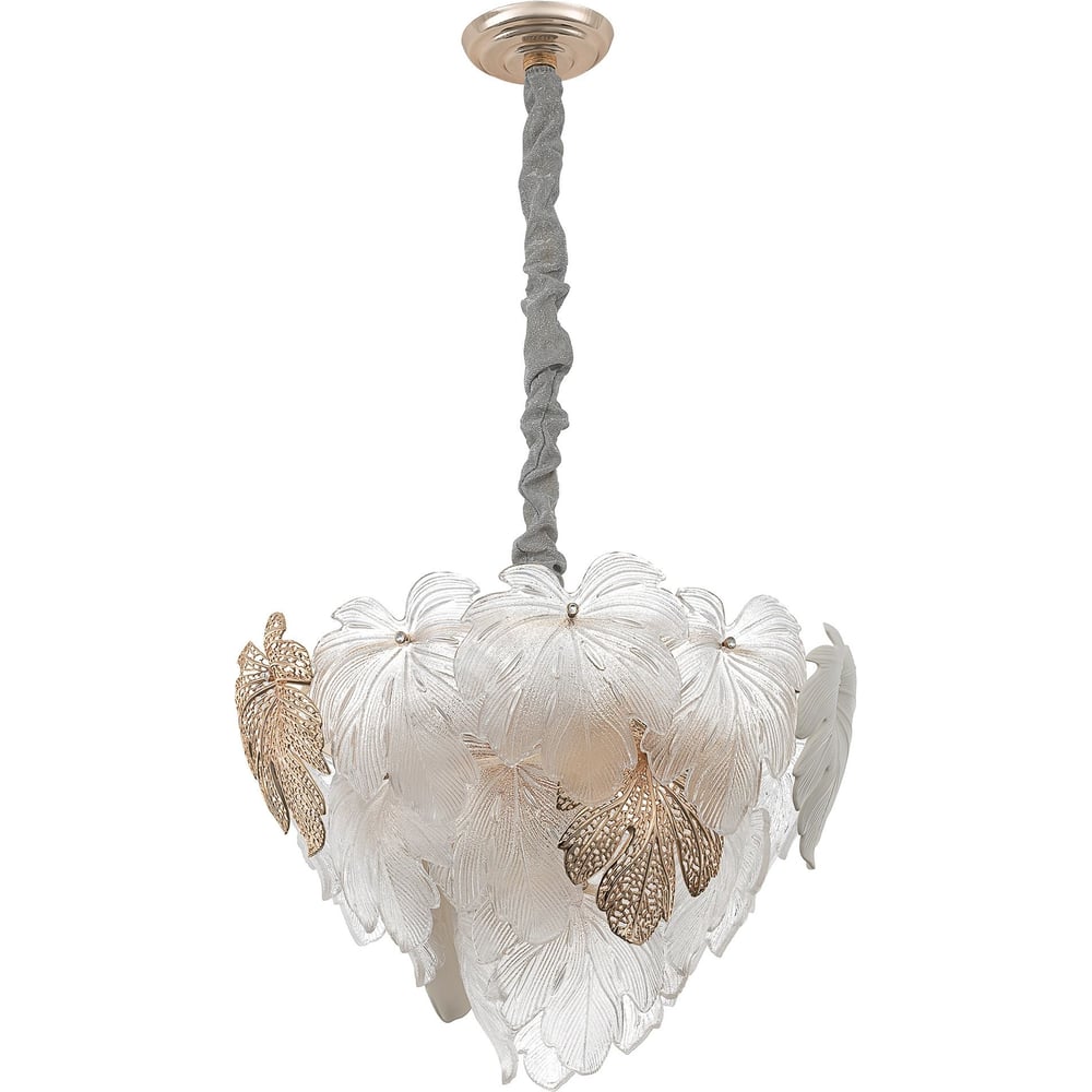 Изображение товара Подвесная люстра Citilux DRYAD с 11 лампами в стиле модерн, бело-золото