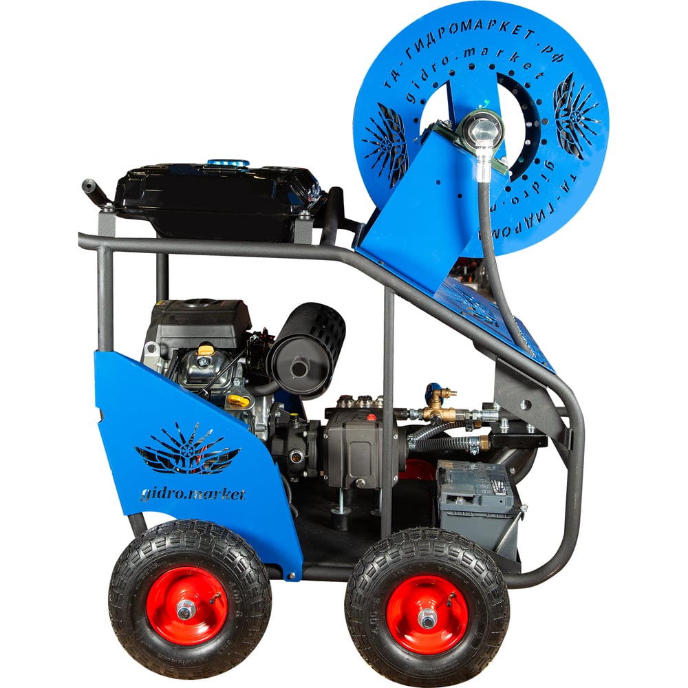 Изображение товара Мобильная каналопромывочная установка GMG-30-200-50-4whL-Reel90 200 бар