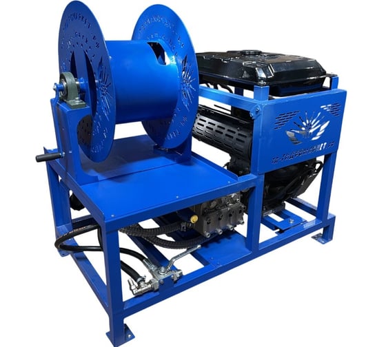 Изображение товара Каналопромывочная высоконапорная установка 2х уровневая ТД Гидромаркет GM Pumps 150-200 бар 50-65 л/мин вер Pipe GMG-30-200-50-2L-GmL-Pipe