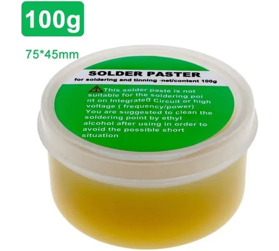 Изображение товара Флюс для пайки, паяльная паста Vitatools 100грамм payalnaya-pasta-100g