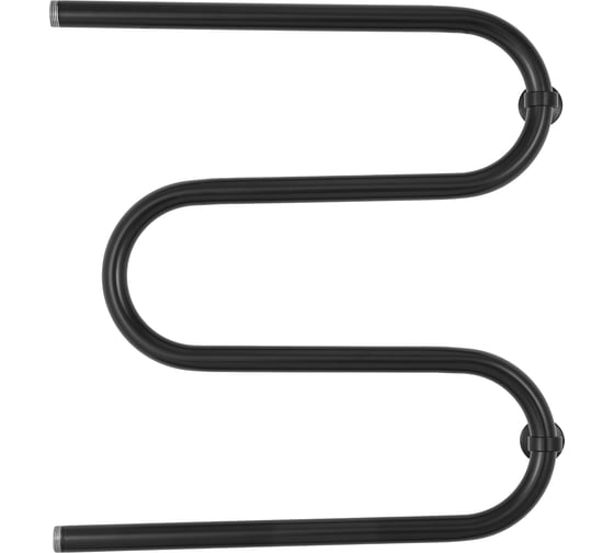 Изображение товара Полотенцесушитель ENERGY Solo 500х500 черный матовый 00-УТ-00349