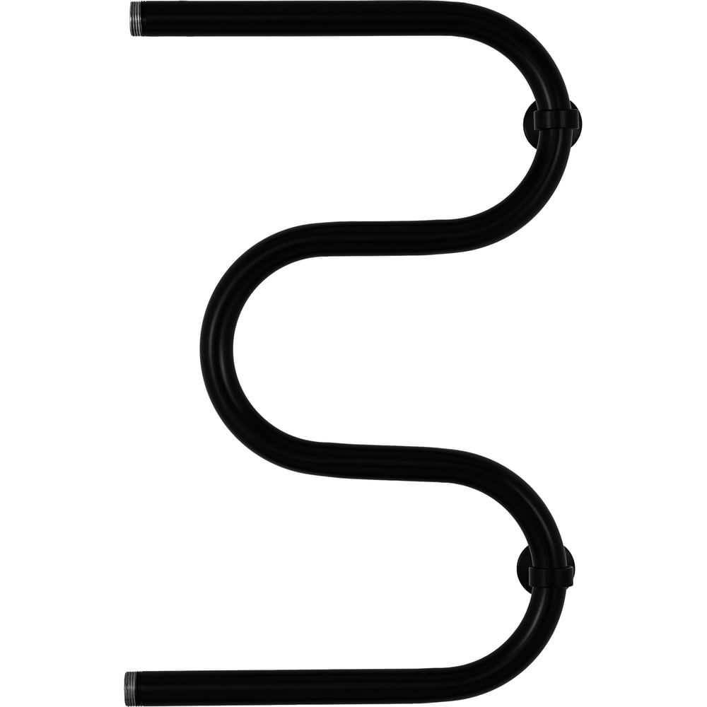 Изображение товара Полотенцесушитель ENERGY Solo 600х400 черный матовый из нержавеющей стали