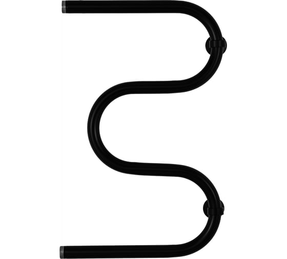 Изображение товара Полотенцесушитель ENERGY Solo 600х400 черный матовый 00-УТ-00407