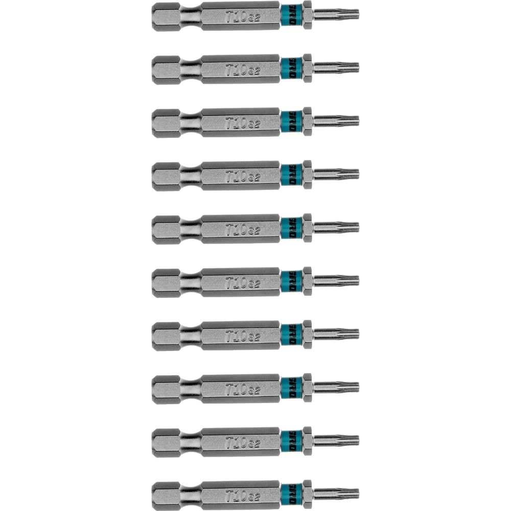 Изображение товара Бита Torx GROSS 10х50мм, сталь S2, шестигр., 10 шт.// 114068