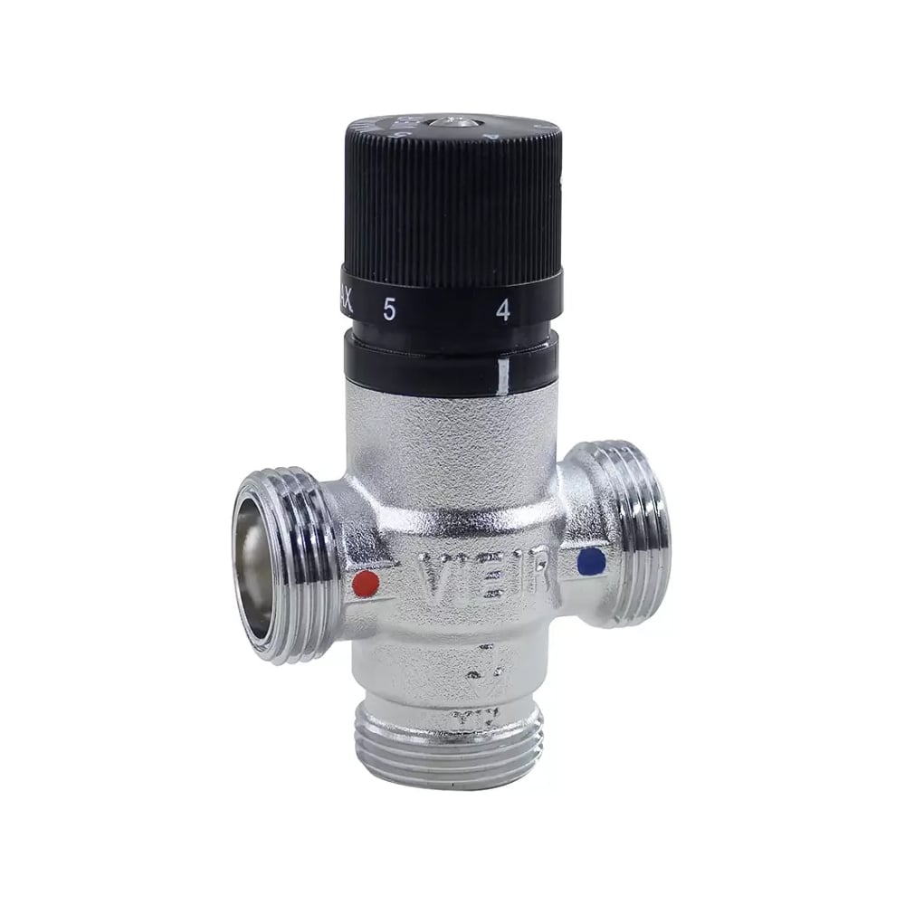 Изображение товара Трехходовой термостатический смесительный клапан VIEIR 1 35-60 C для систем отопления и горячего водоснабжения VR188