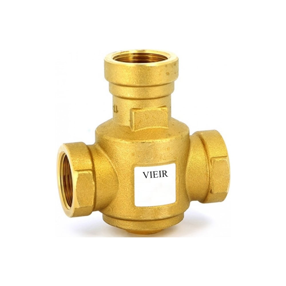 Изображение товара Трехходовой термостатический антиконденсационный клапан VIEIR 1 60 C для твердотопливных котлов и систем отопления VR238A